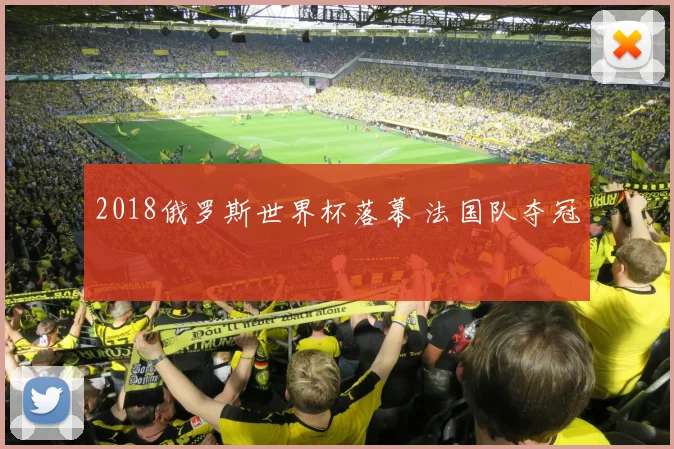 2018俄罗斯世界杯落幕 法国队夺冠